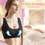 seamless 3d padded front buckle support bra 2