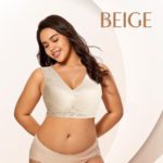seamless breathable plus size lace push 10