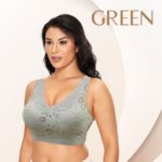 seamless breathable plus size lace push 12