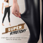 stretch fit faux leather shaper 14