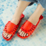 2021 new crayfish beach slippers for family 11
