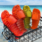 2021 new crayfish beach slippers for family 8