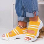 casual woven wedge comfy open toe sandals 2