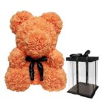 rose bear with gift box 14