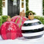 outdoor christmas pvc inflatable decorated ball santa clau 18