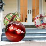 outdoor christmas pvc inflatable decorated ball santa clau 9