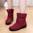 women s snow ankle boots winter warm 8