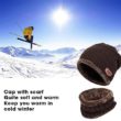 idearock warm beanie cap with scarf 11