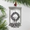 solid pewter christmas tree ornament 11
