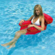 swimming floating bed and lounge chair 9