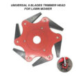 universal 6 steel razors trimmer head 9