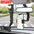 multifunctional rearview mirror phone holder 5