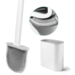 silicone toilet brush flexible toilet brush best selling toilet brush 2021 cleaning brush flat brush 2 1
