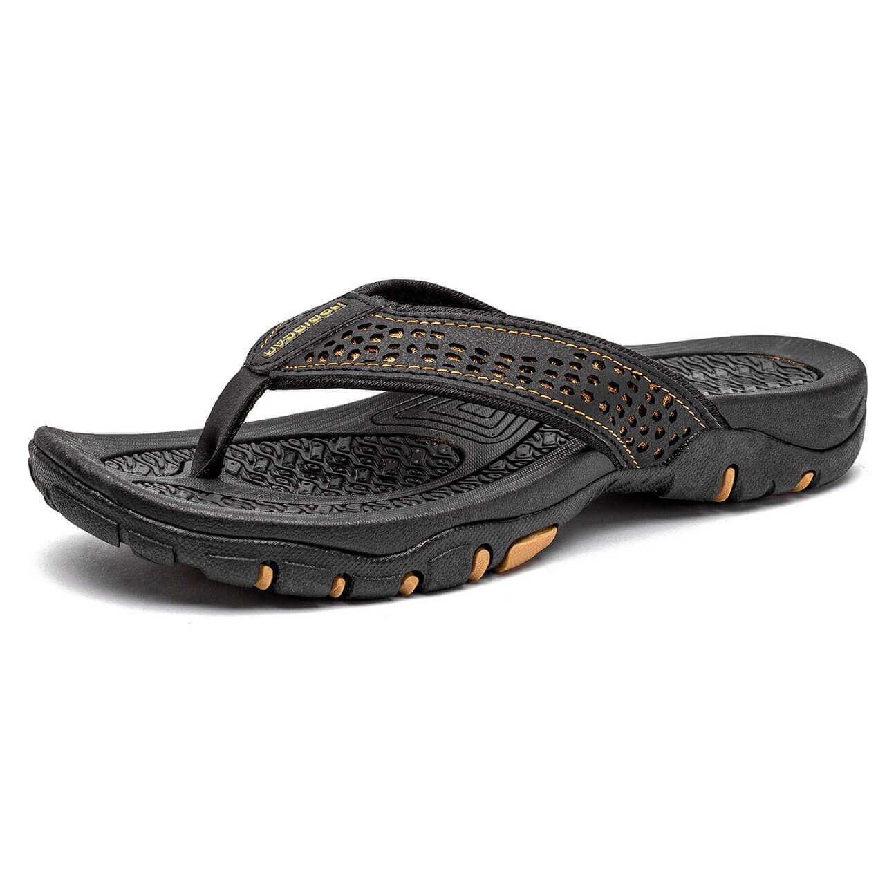 abraham mens arch support comfort casual sandalsaqeqg