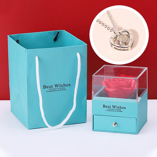 morshiny i love you rose box with necklace1c9vr