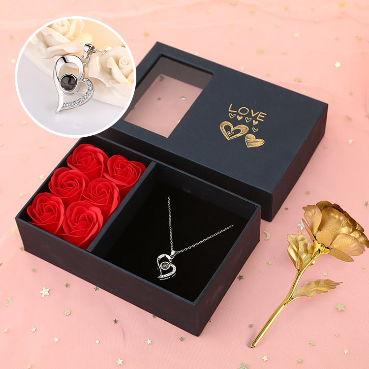 morshiny love projection heart necklace i love you in 100 languagesmoaum