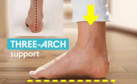 Posqure Men Orthopedic Leather Hiking Sandals