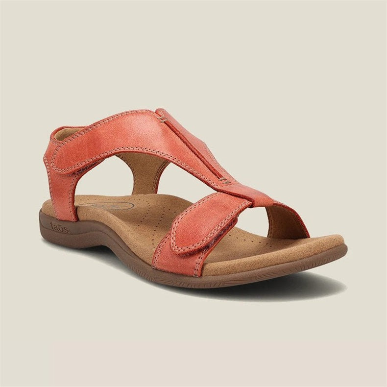 womens arch support flat sandals free