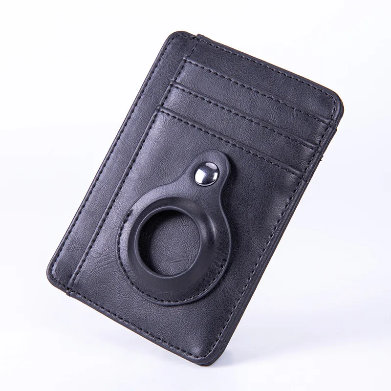 airtag wallet genuine leather pzzpa