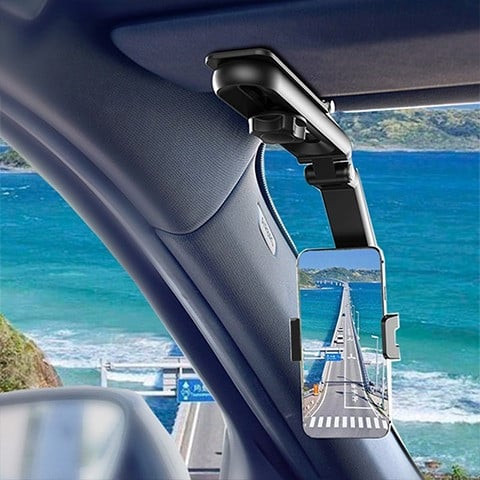 rotatable and retractable car phone holder mmbql